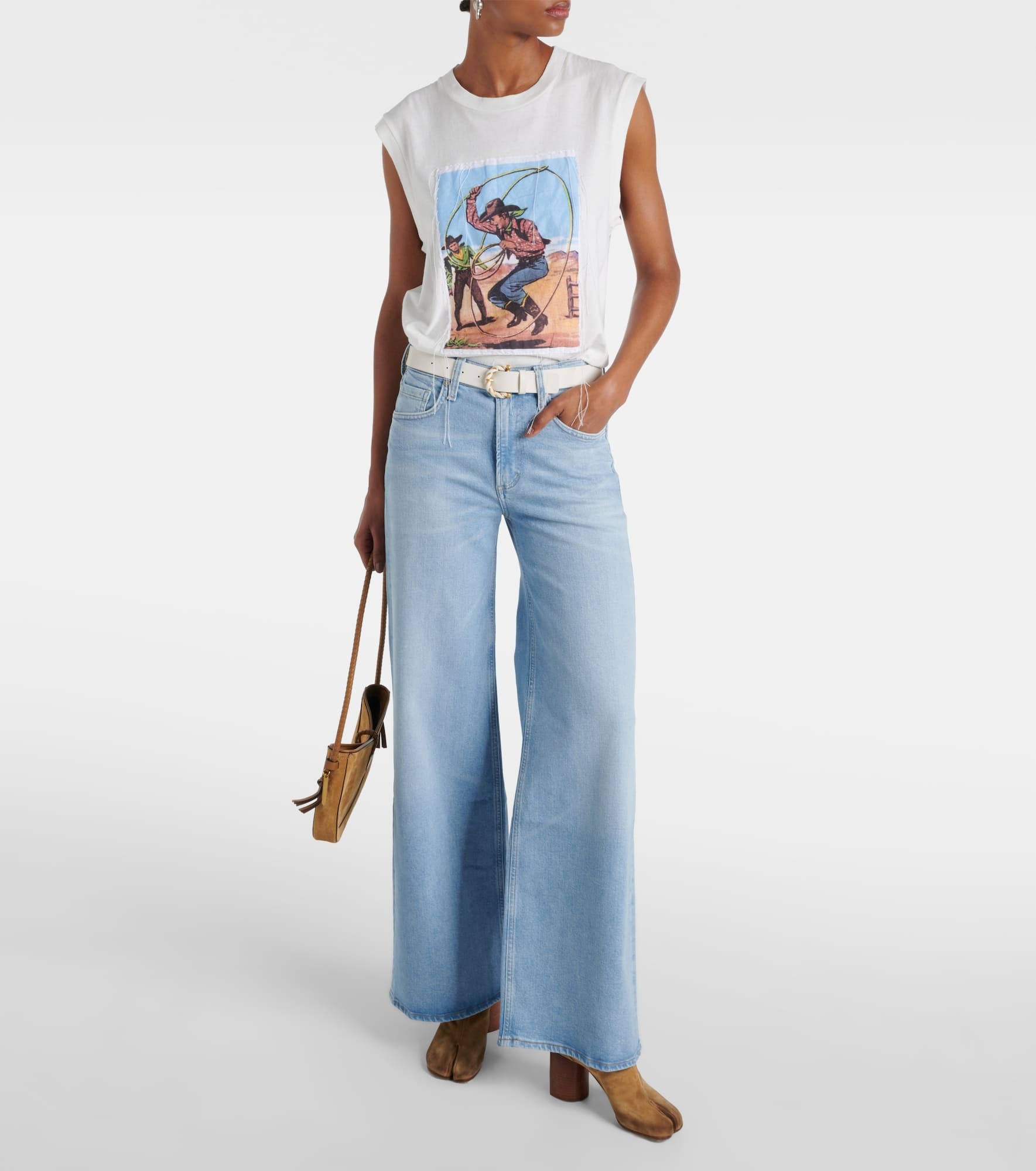 Loli mid-rise wide-leg jeans - 2