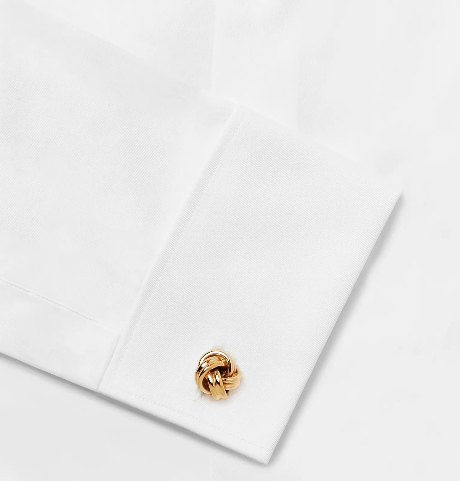 Knot Gold-Plated Cufflinks - 2