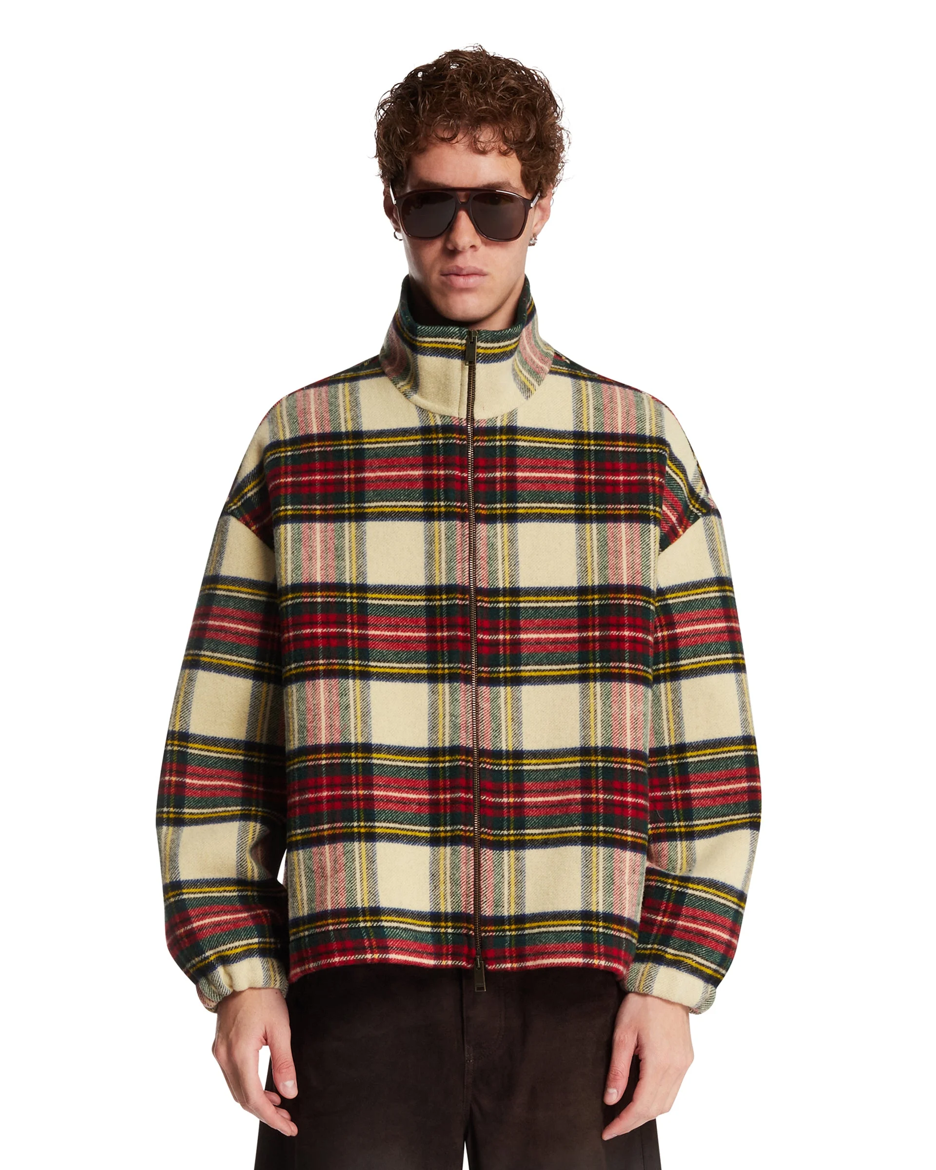 Multicolor Tartan Aj Jacket - 1