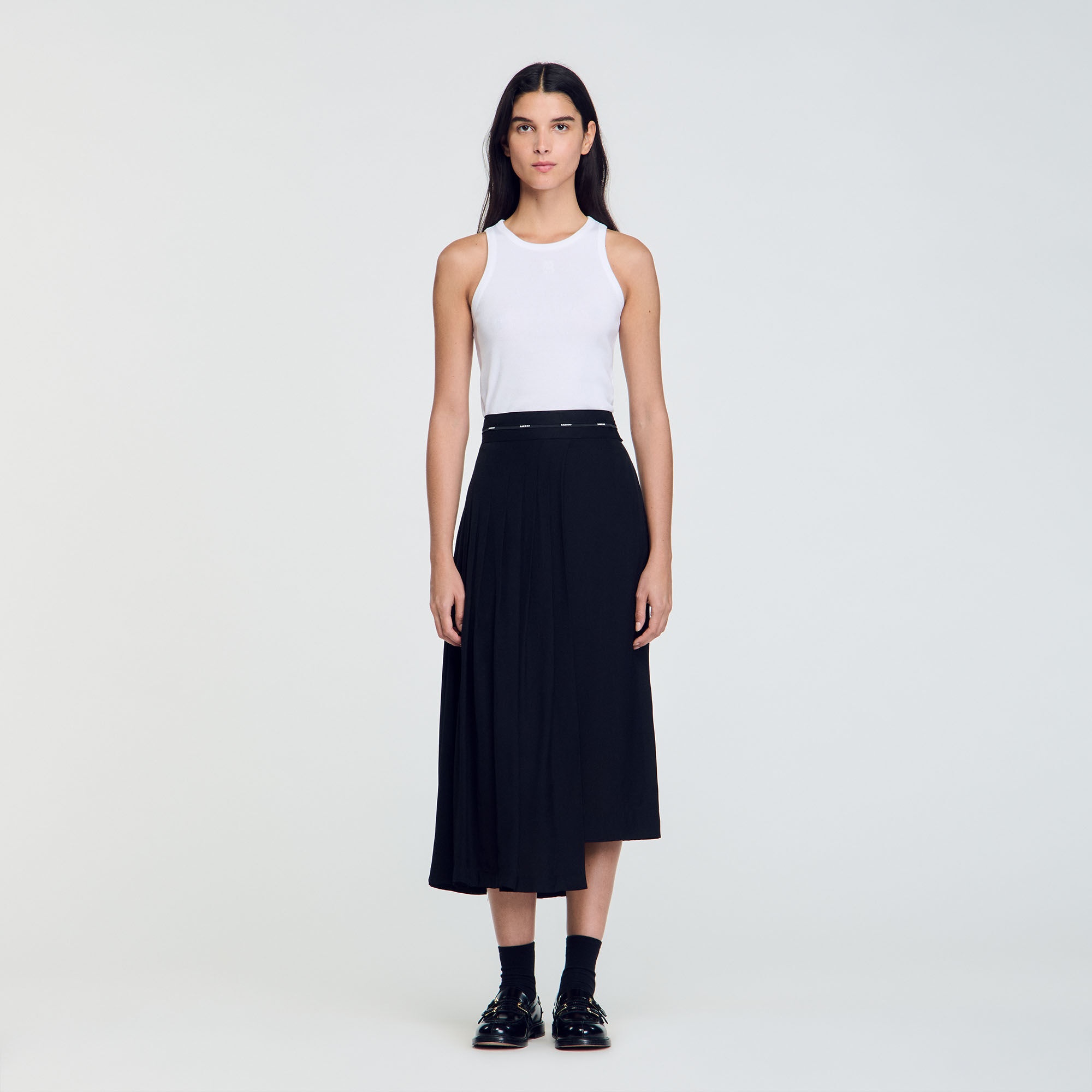 LONG ASYMMETRICAL SKIRT - 3
