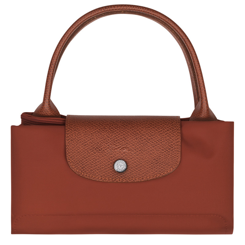 Le Pliage Green M Handbag Chestnut - Recycled canvas 5