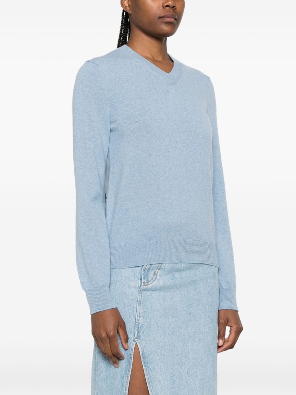 heart logo wool jumper - 3