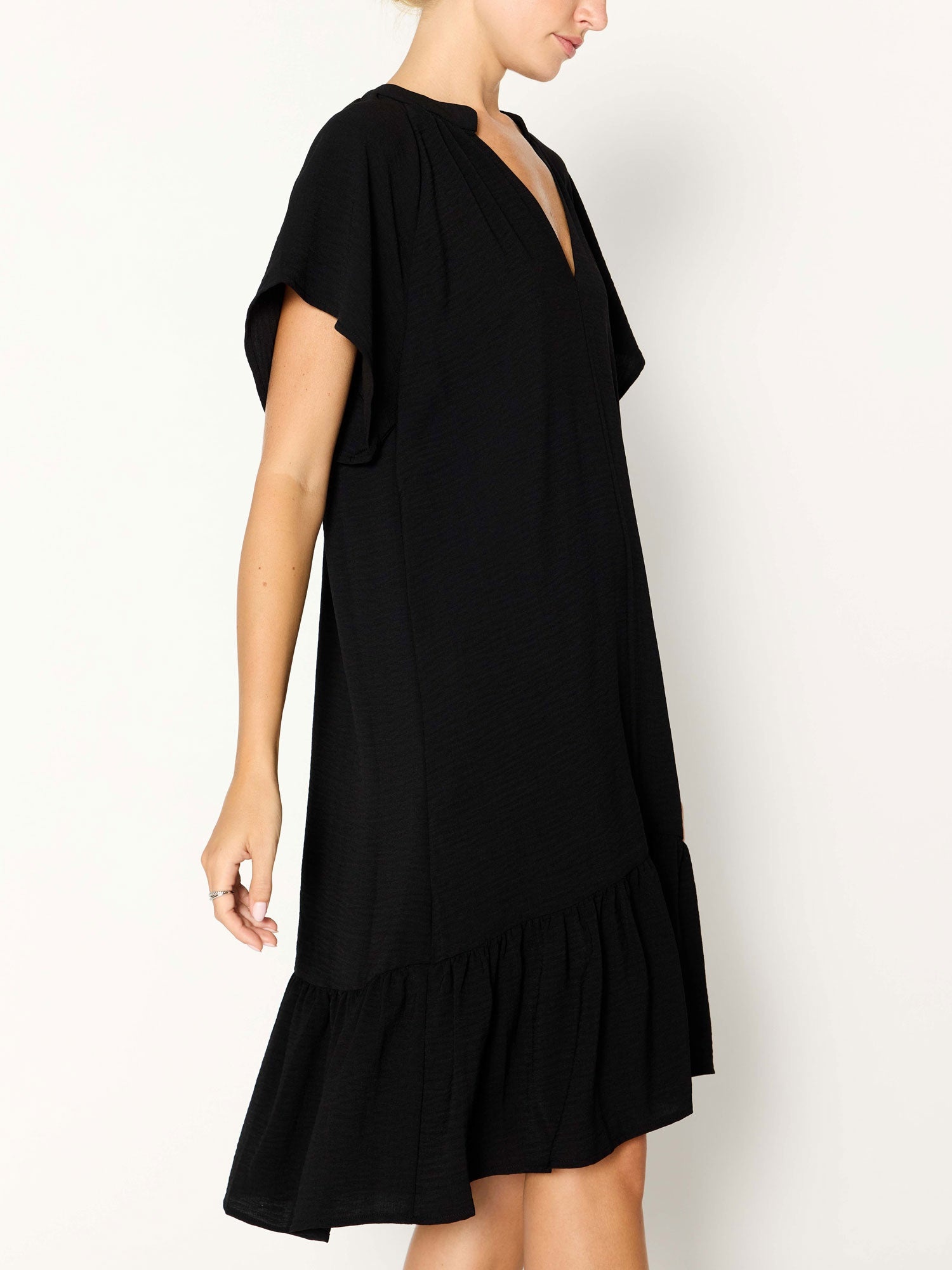 The Seda Flutter Sleeve Dress - 2