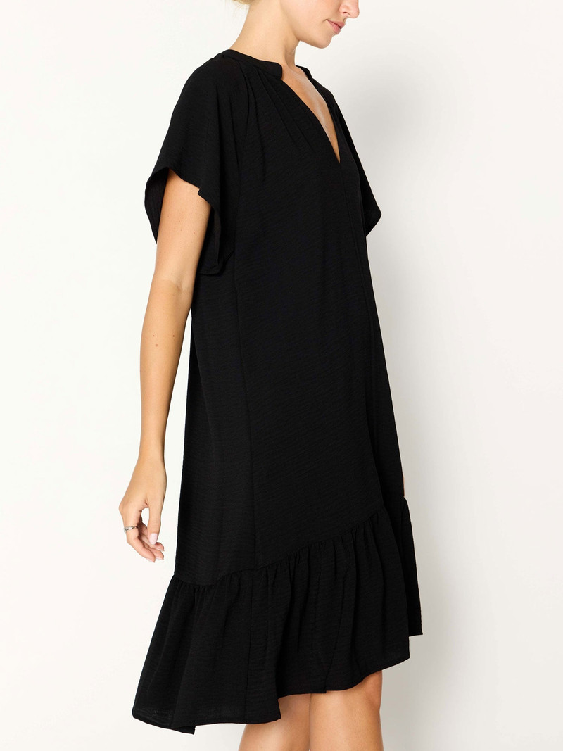 BROCHU WALKER The Seda Flutter Sleeve Dress outlook