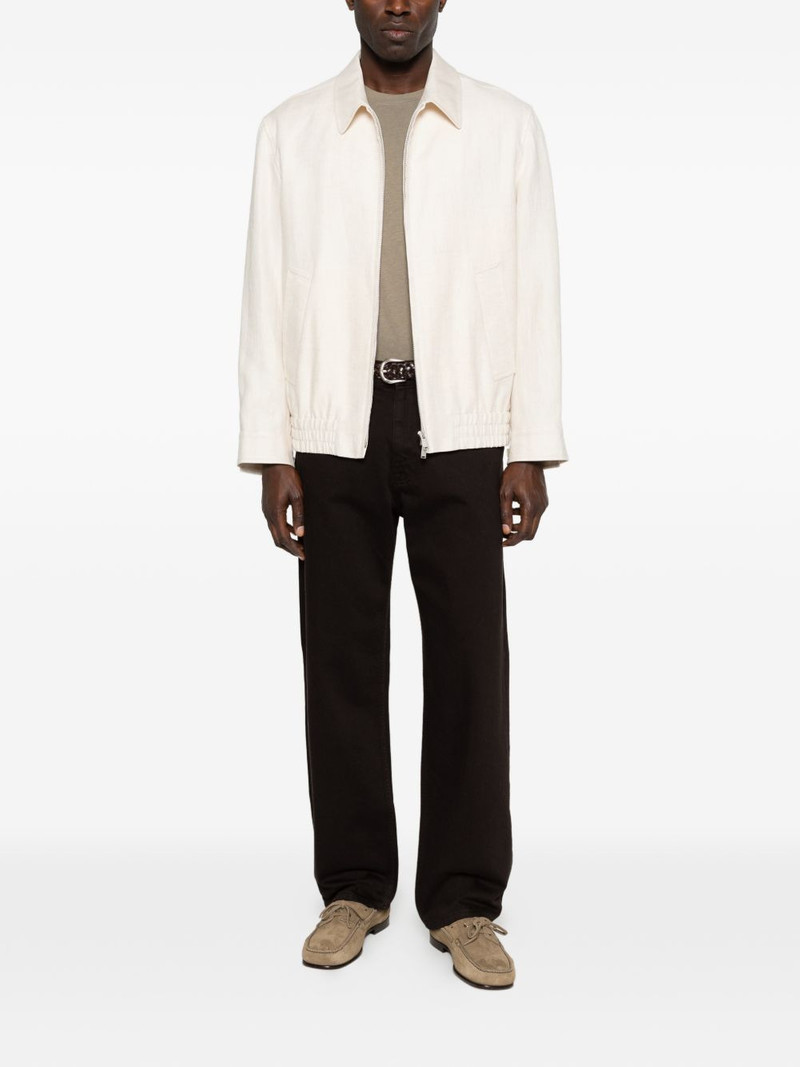 LARDINI zip-up bomber jacket outlook