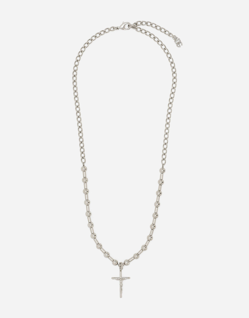 Sphere necklace with “DNA” cross 1