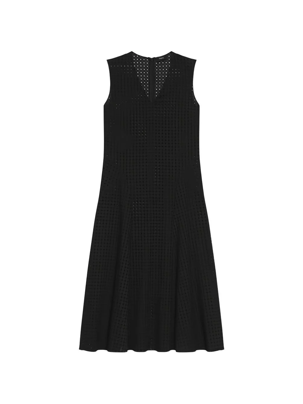 V-neck midi dress - 1