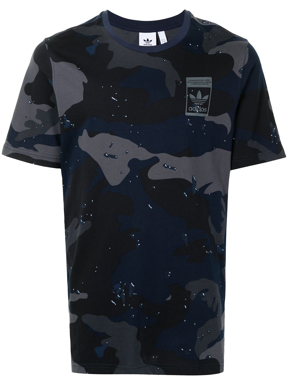 camouflage-print logo T-shirt - 1