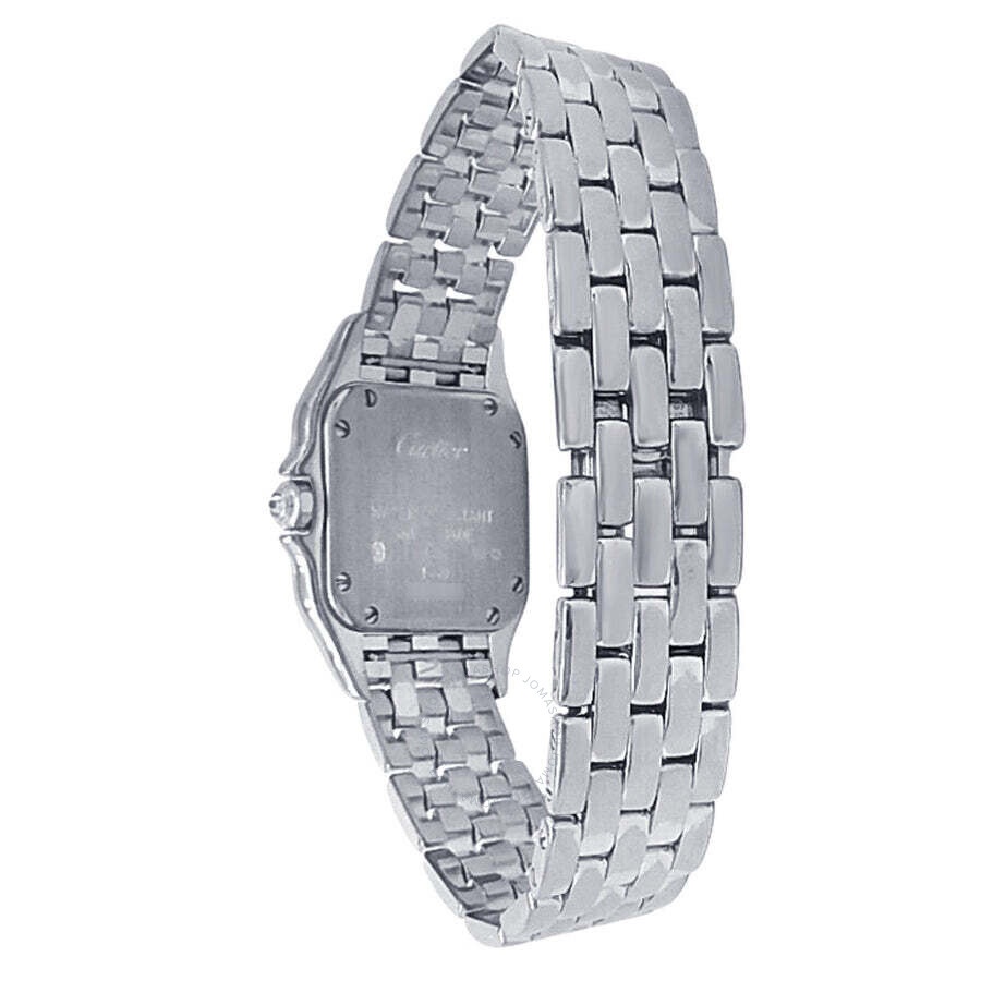 Pre-owned Cartier Panthere Quartz Diamond White Dial Ladies Watch WF3118F3 - 4