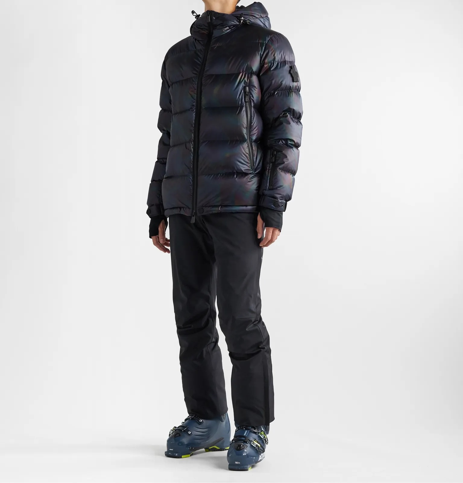 Lignod Slim-Fit Quilted Iridescent Ripstop Down Ski Jacket - 2