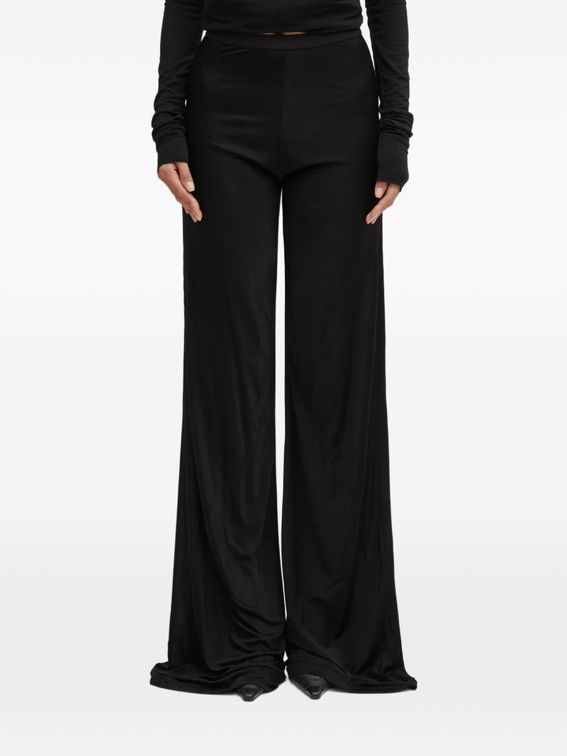 Bias elasticed-waist trousers 1