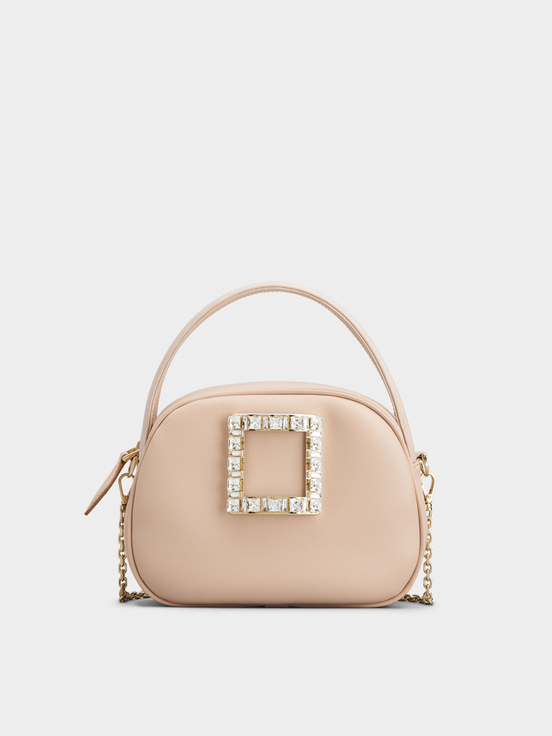 Viv' Ladybug Strass Buckle Mini Bag in Leather 1
