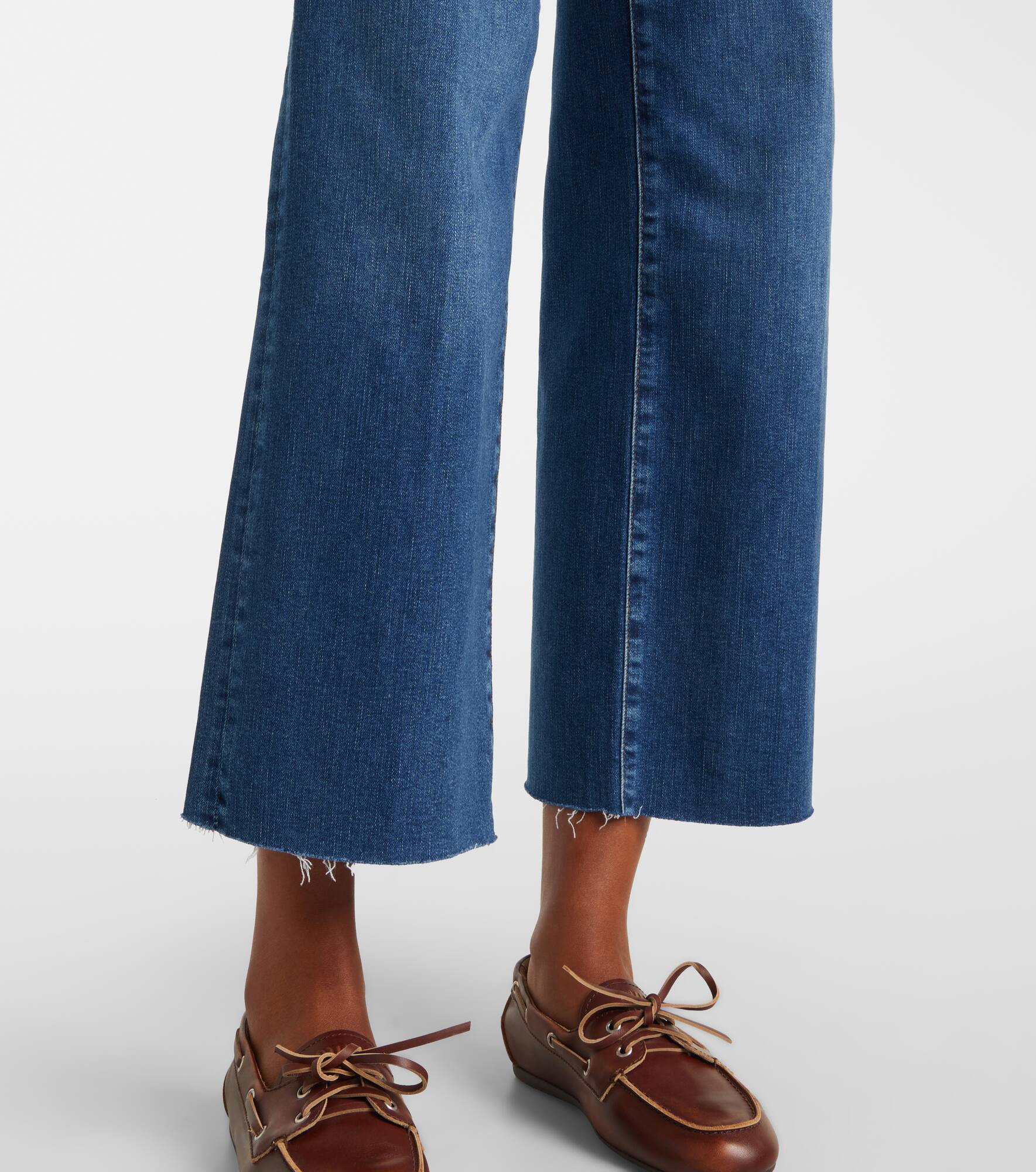Le Slim Palazzo Crop wide-leg jeans - 5