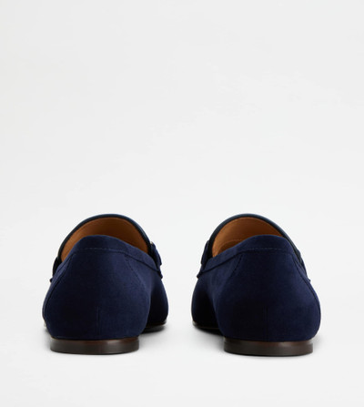 Tod's LOAFERS IN SUEDE - BLUE outlook