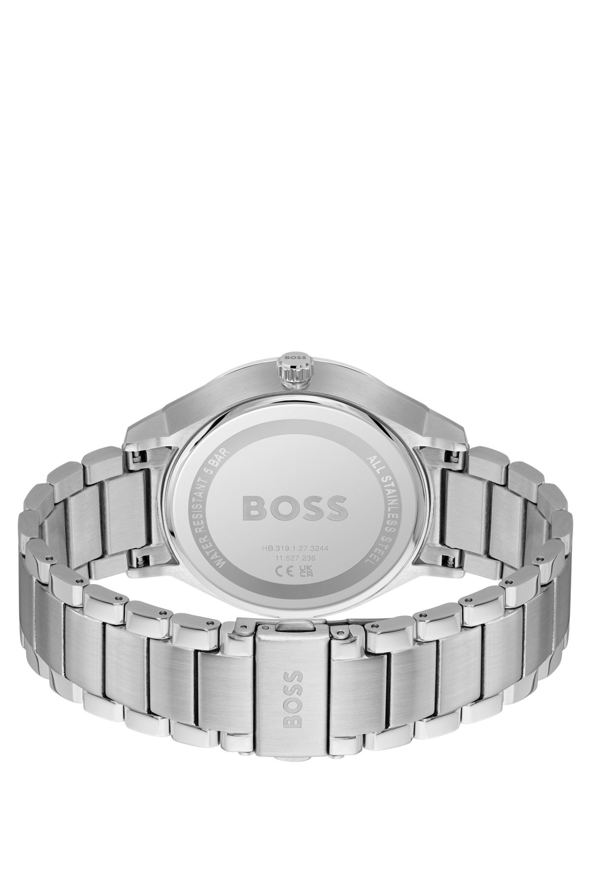 BLUE-DIAL WATCH WITH STAINLESS-STEEL LINK BRACELET - 3