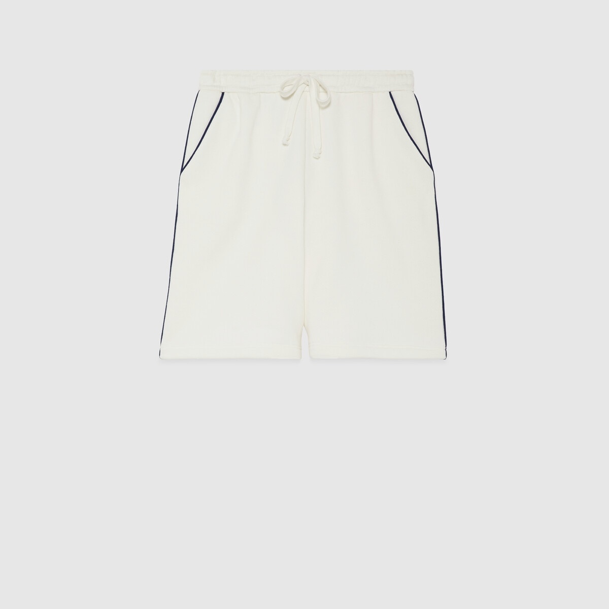 Cotton jersey shorts with embroidery - 1