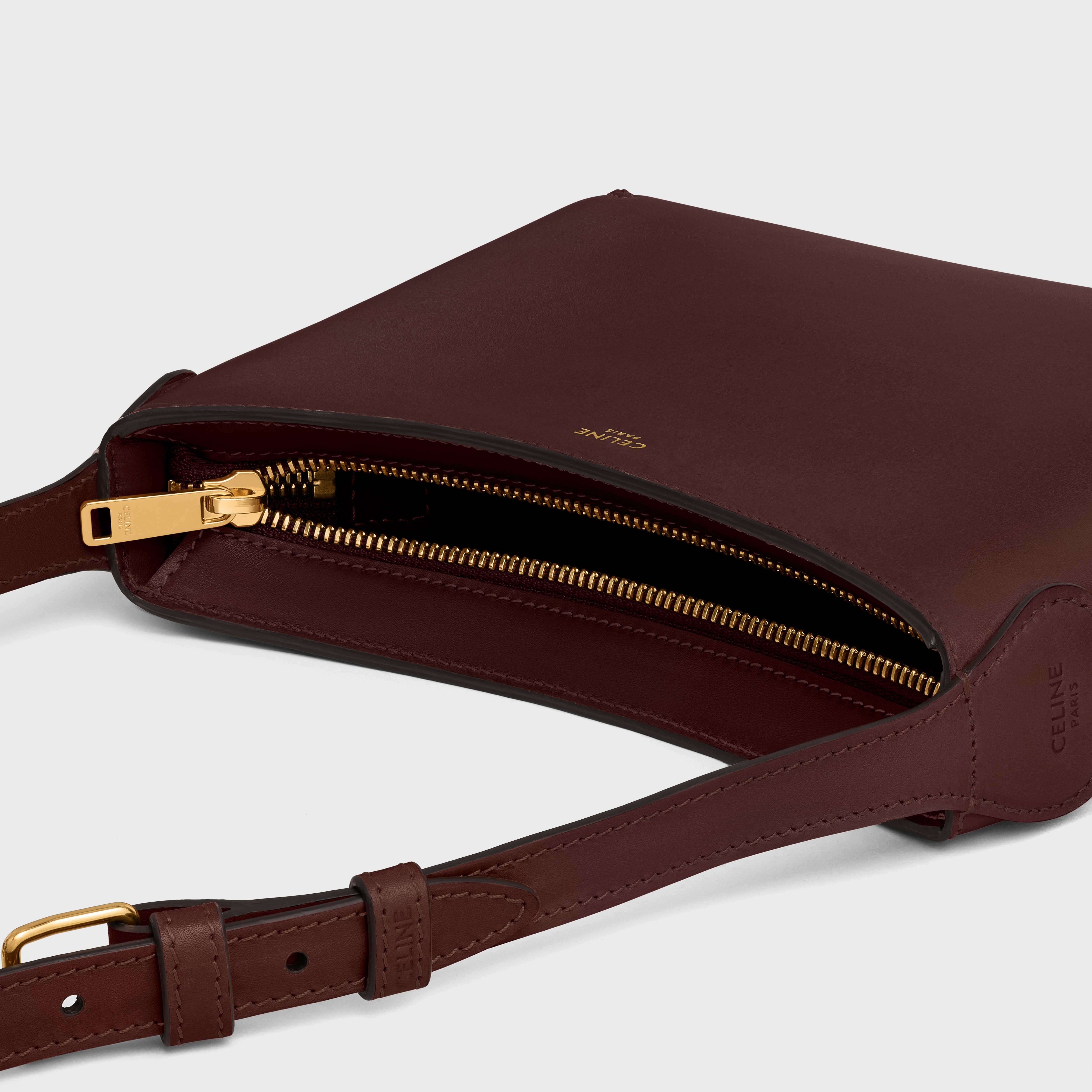 SHOULDER HOBO CELINE ALICE in shiny calfskin - 4