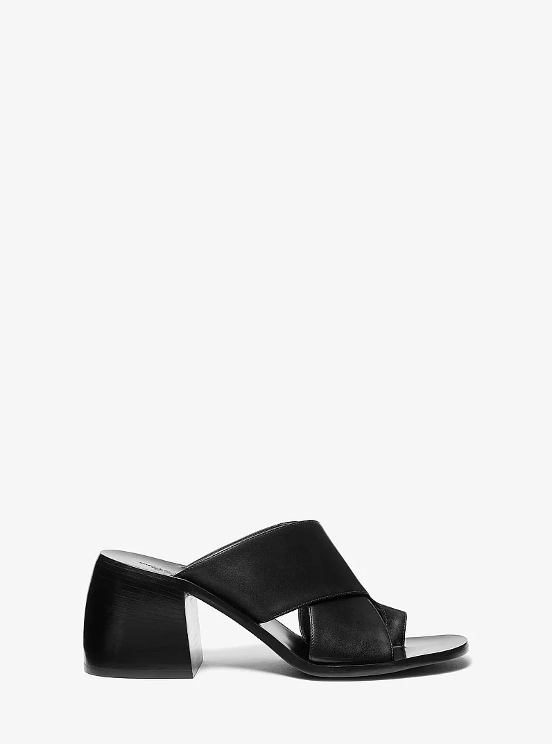 Meghan Leather Mule - 1