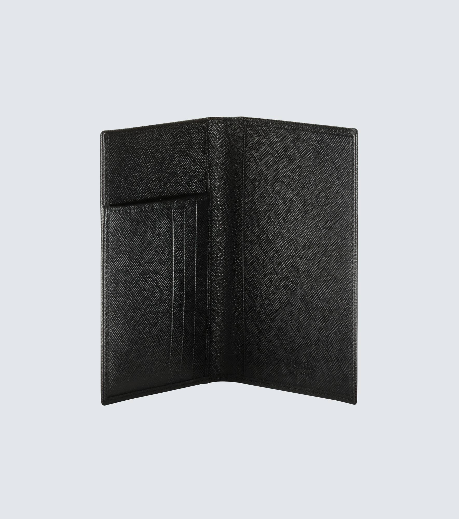 Billfold leather wallet with logo - 2
