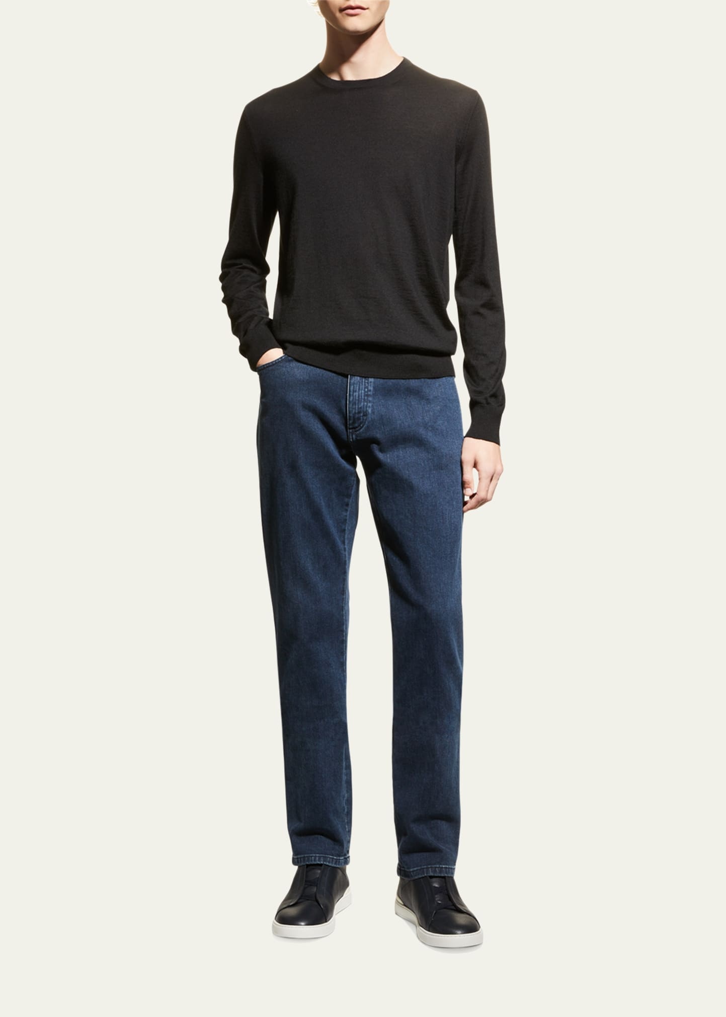 Men's Cashmere Crewneck Sweater - 2