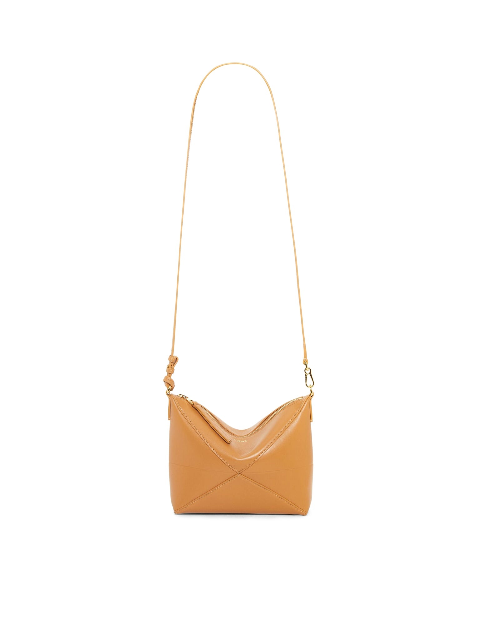 PUZZLE FOLD CLUTCH BAG IN SHINY CALFSKIN - 7