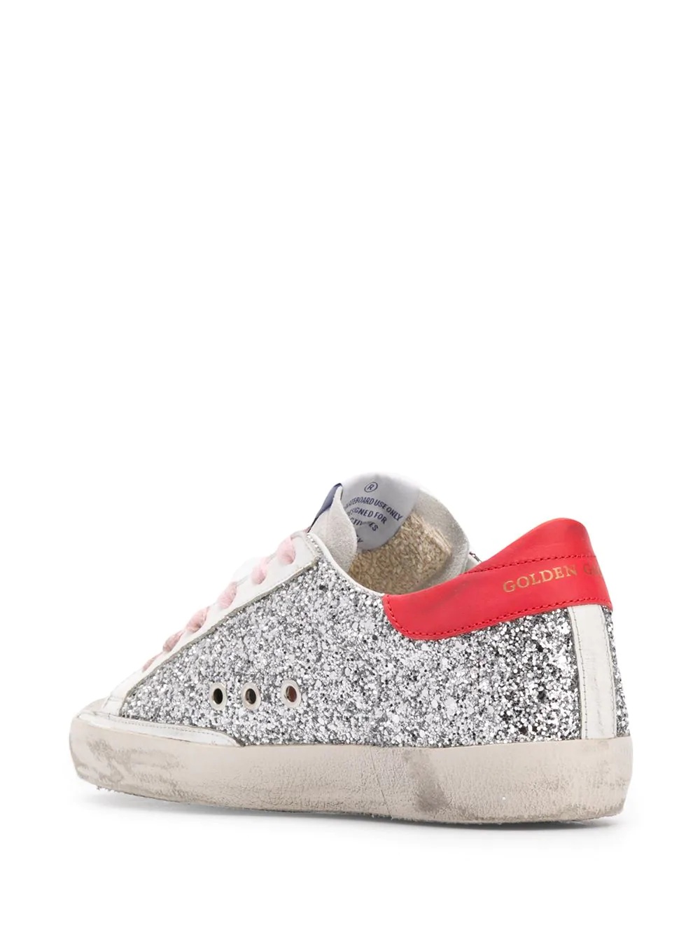 glitter detail Superstar sneakers - 3