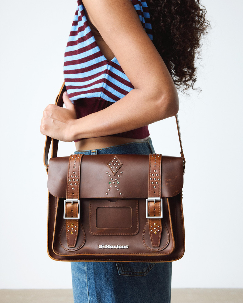 Dr. Martens 11 Inch Satchel Mayhem Leather Crossbody Bag outlook