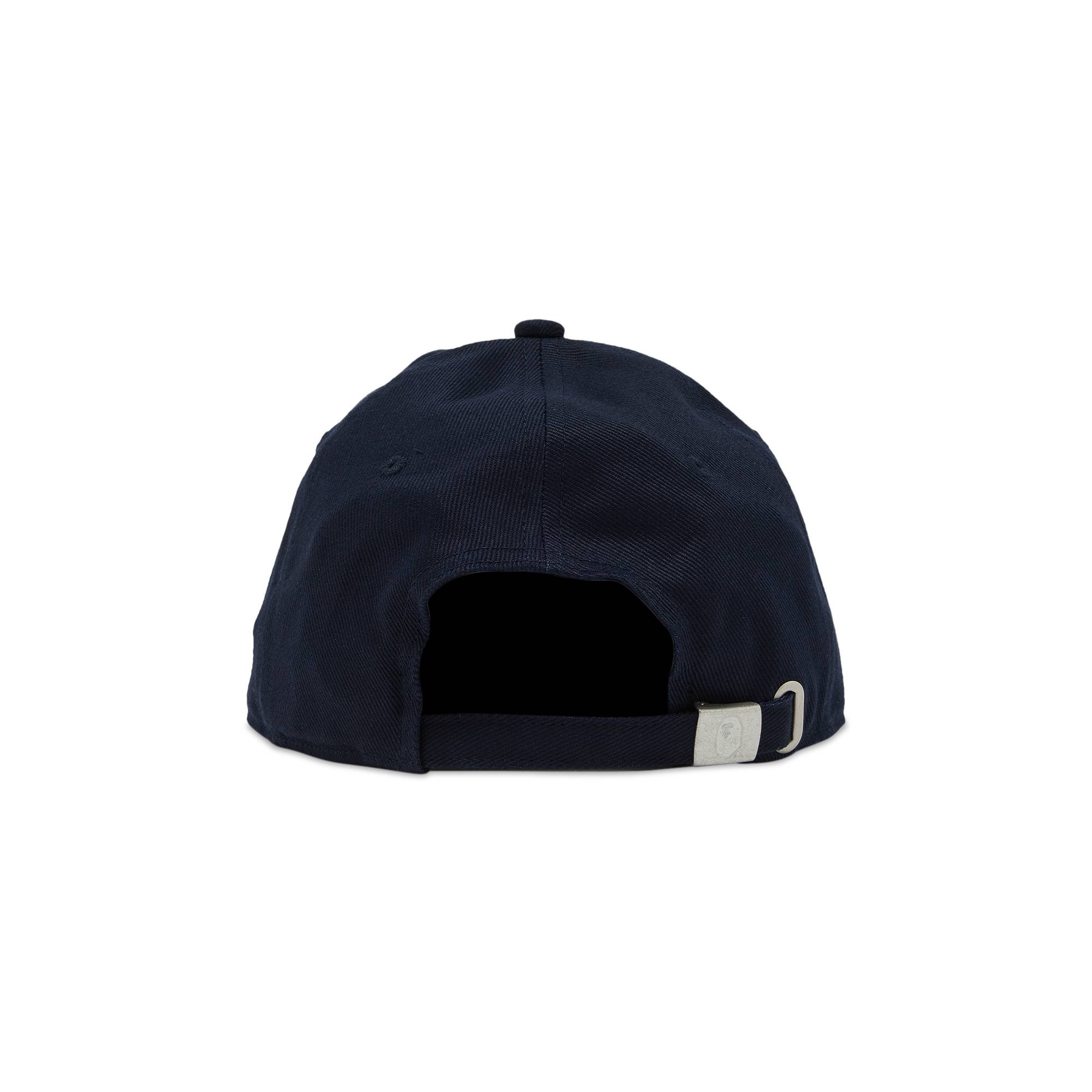 BAPE Multi Fonts Patch Panel Cap 'Navy' - 4