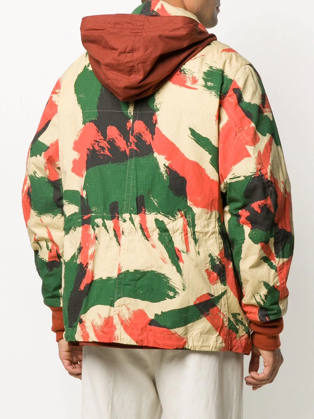 camouflage print hooded jacket - 4