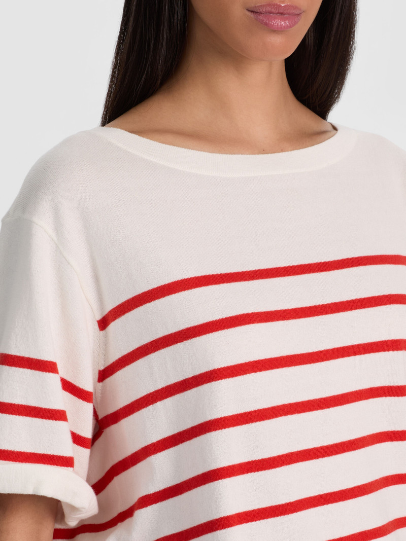 AMELIE STRIPED KNIT TEE 5