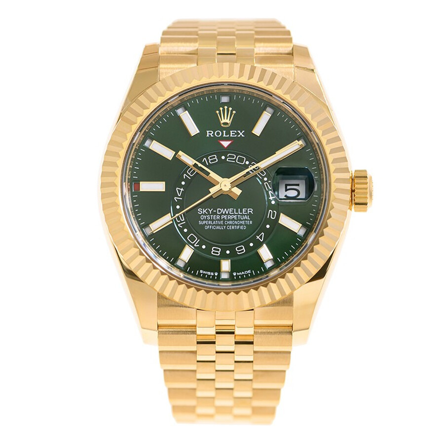 Rolex Sky-Dweller GMT Automatic Chronometer Green Dial Men's Watch m336938-0007 - 2