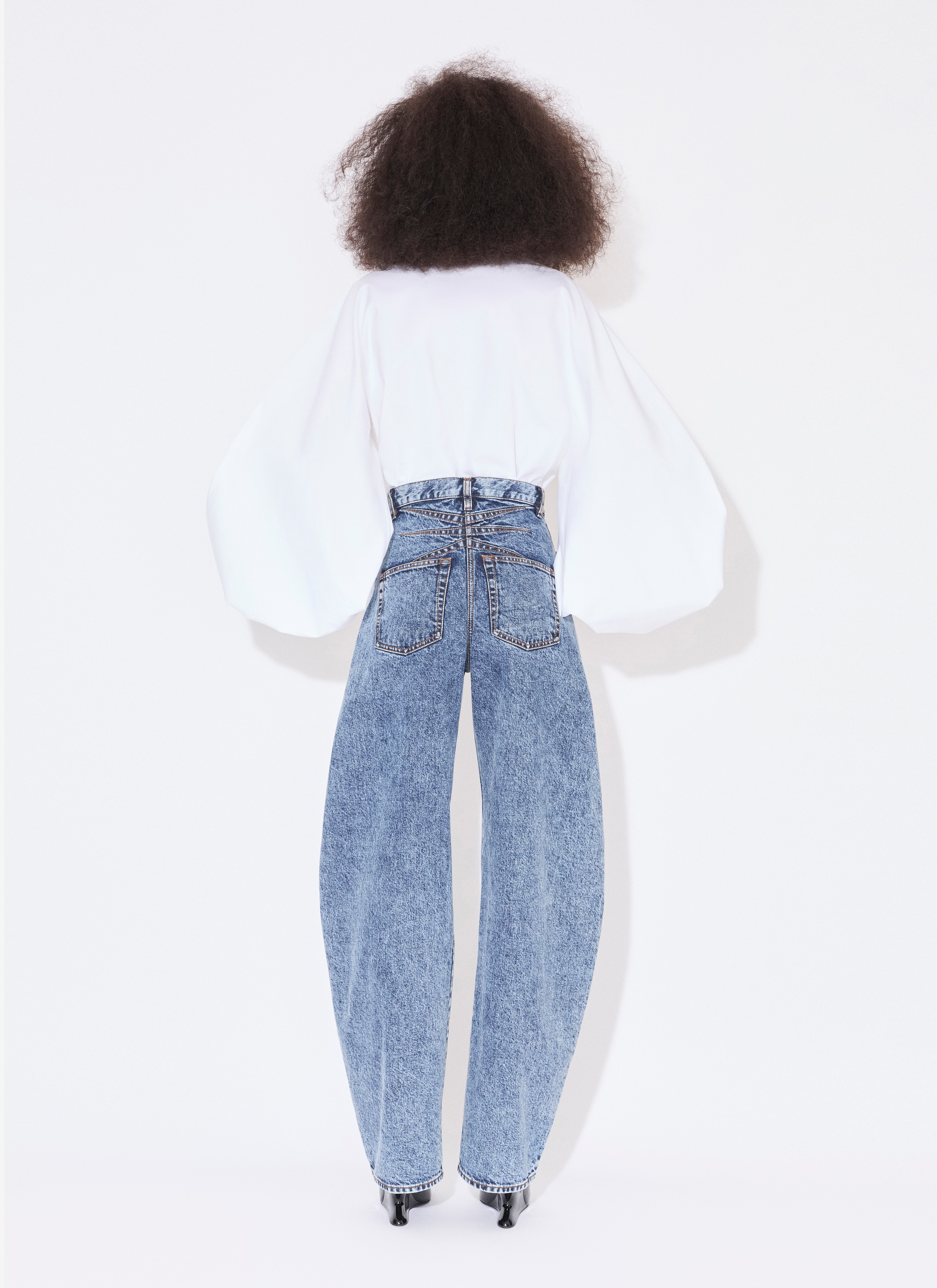 POPLIN BALLOON SHIRT - 3