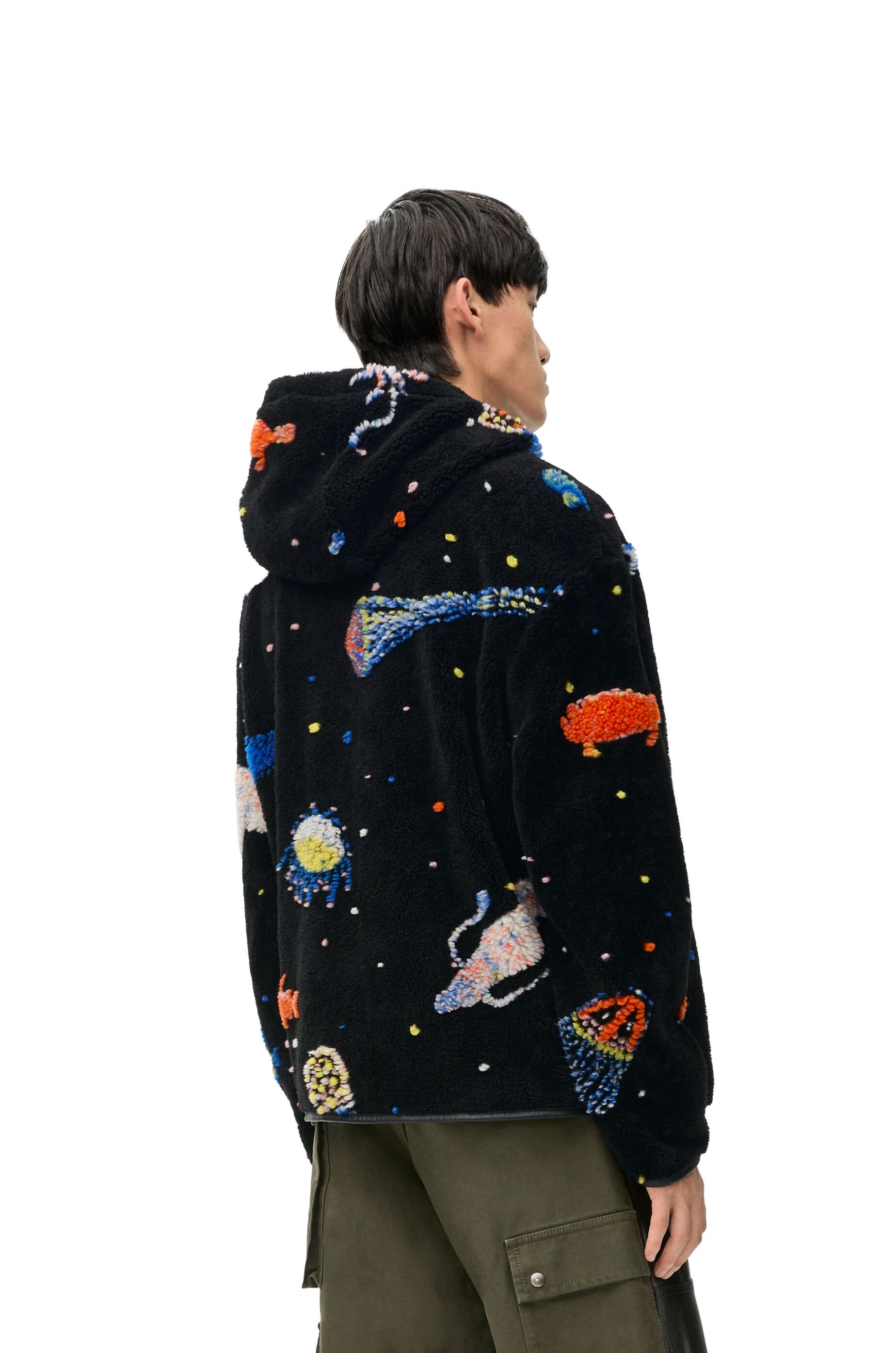 Hooded jacket in technical fleece - 4