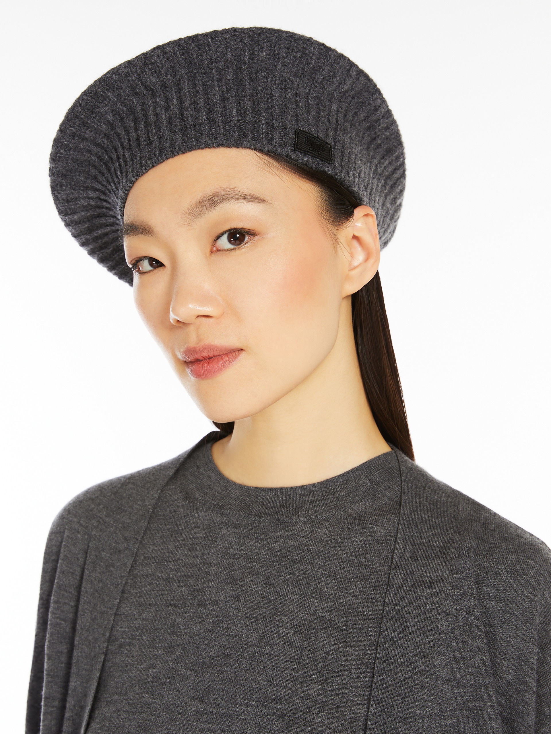 CARPI Rib-knit wool beret - 3