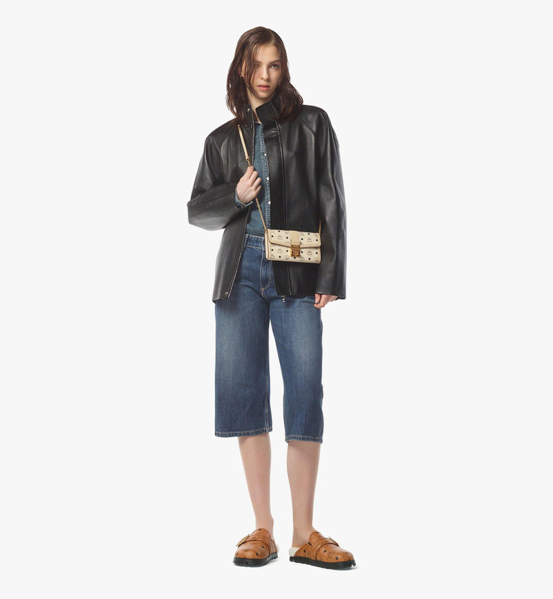 MCM Tracy Chain Wallet in Visetos outlook