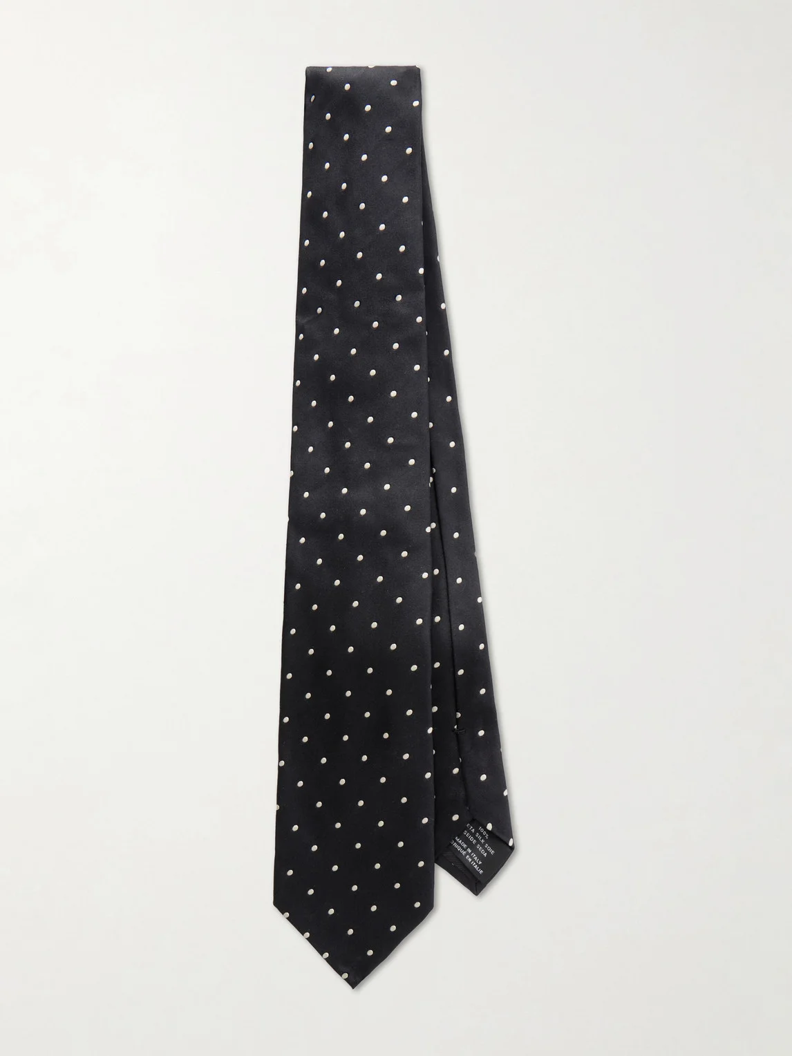 Polka Dot Silk Tie - 1