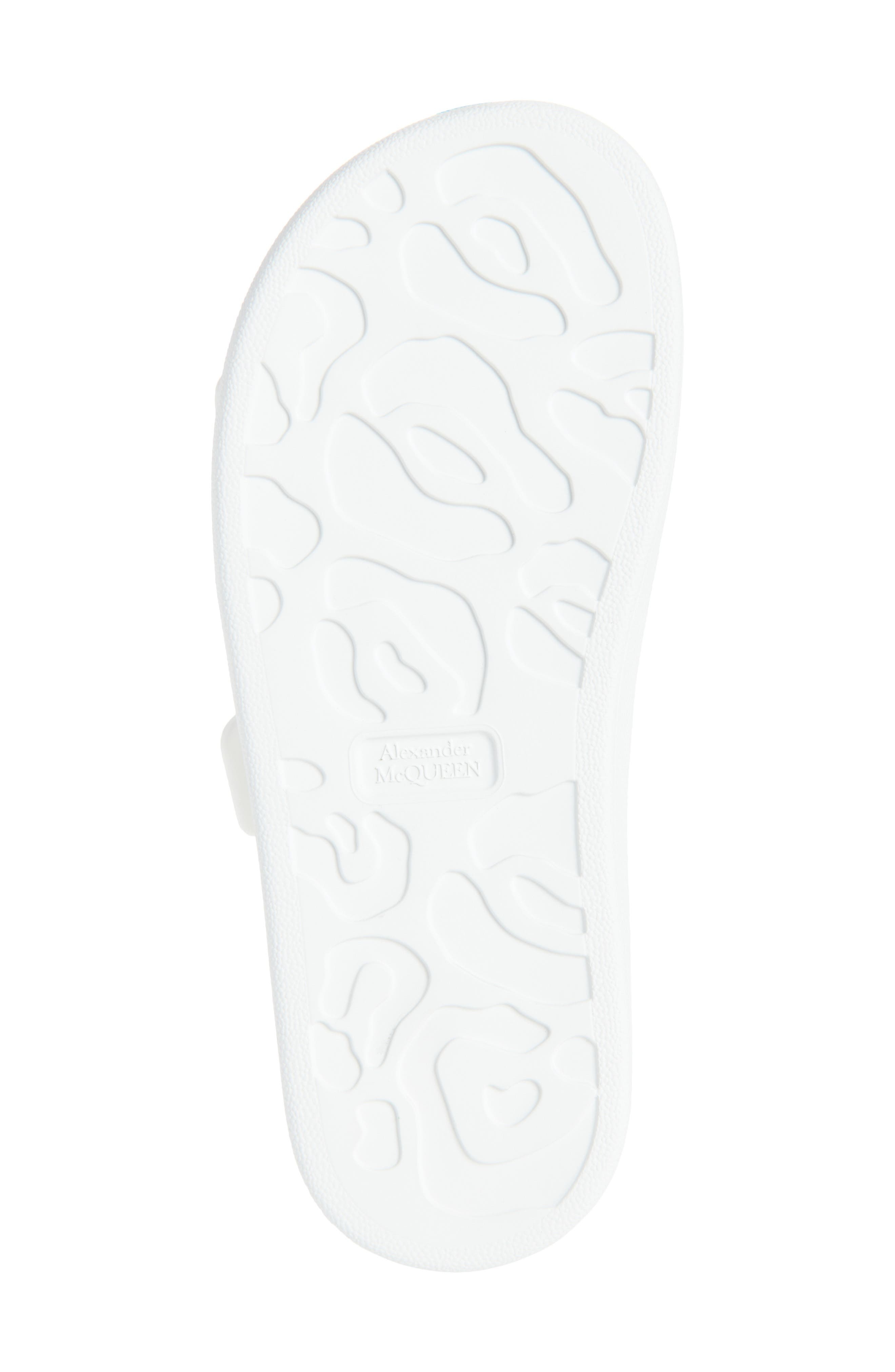 McQueen Hybrid Slide Sandal in New Ivory/Gold at Nordstrom - 6