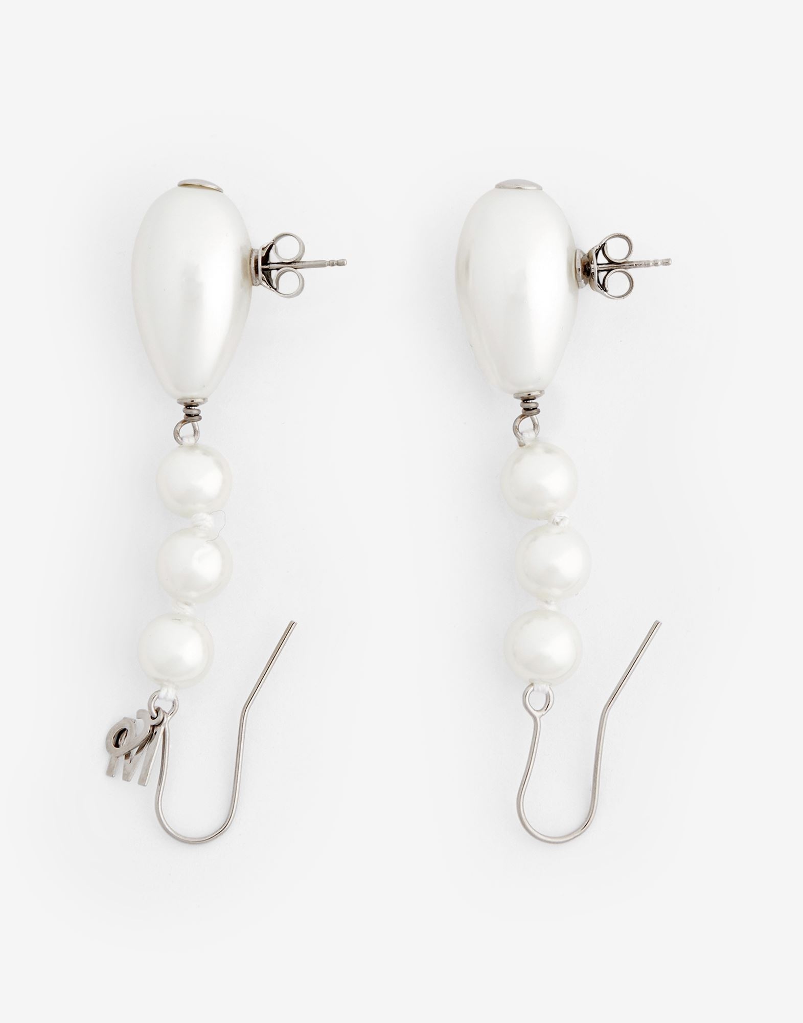 Faux pearl earrings - 2