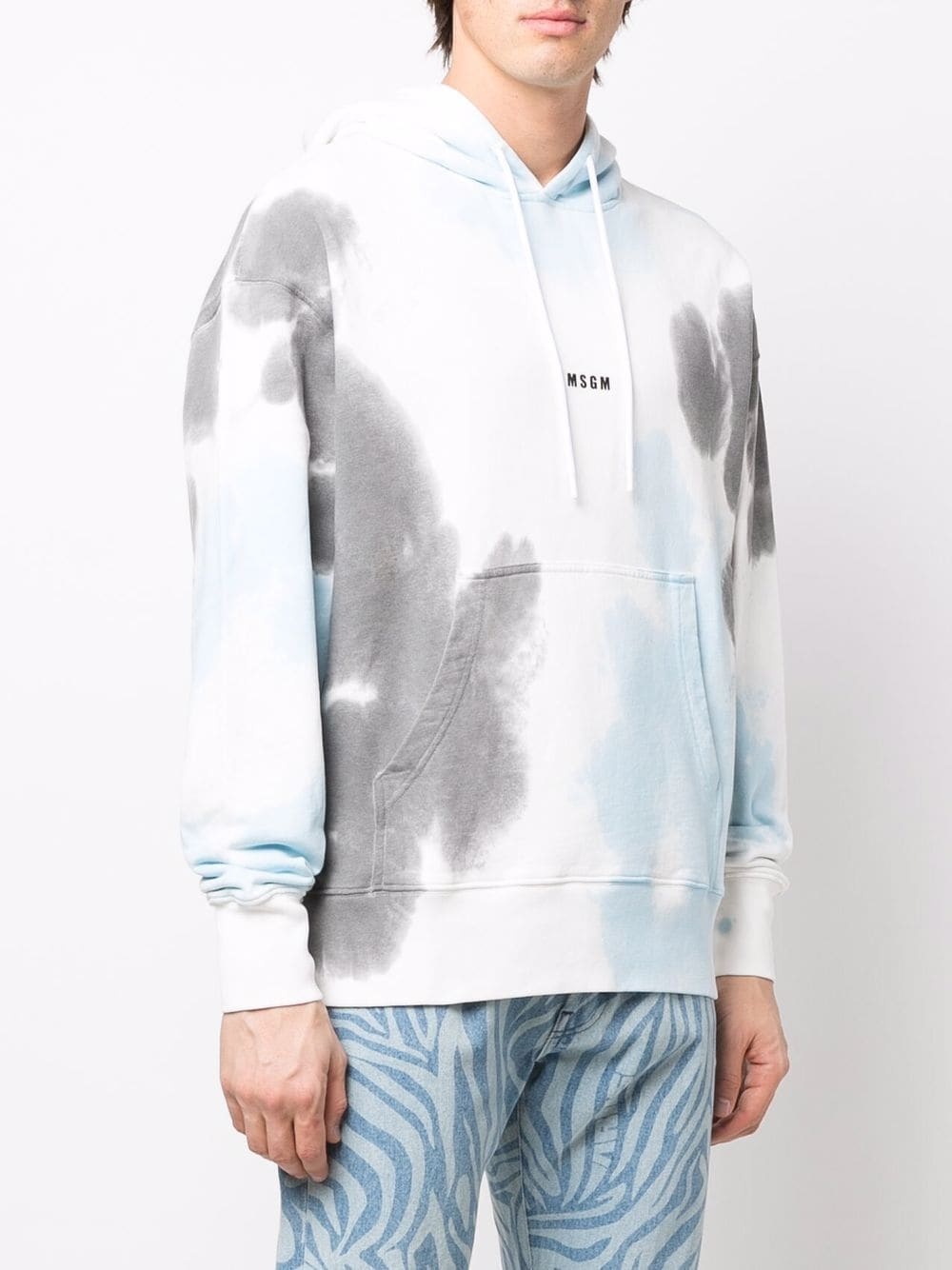 tie-dye print hoodie - 3