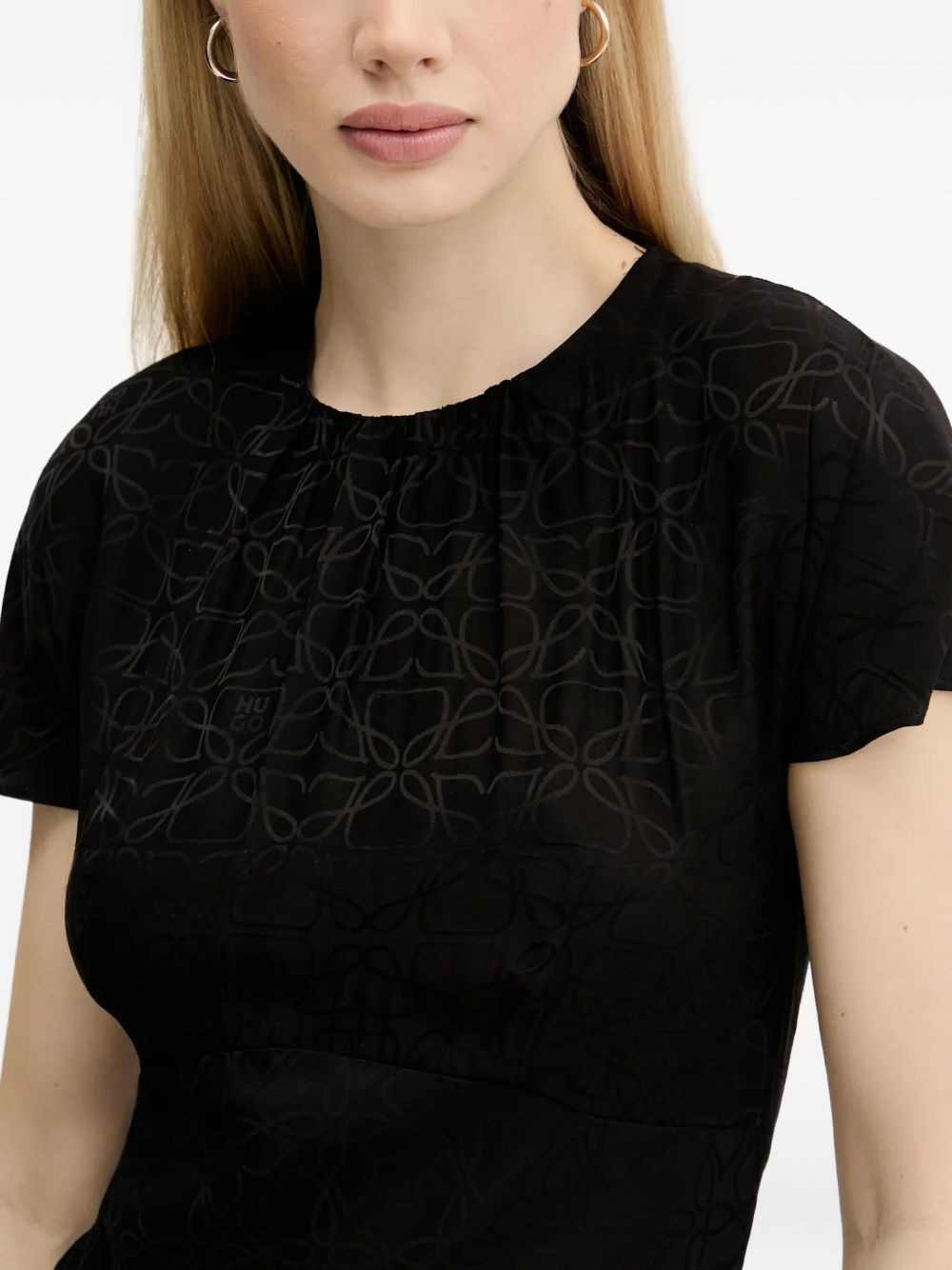 printed midi dress - 5