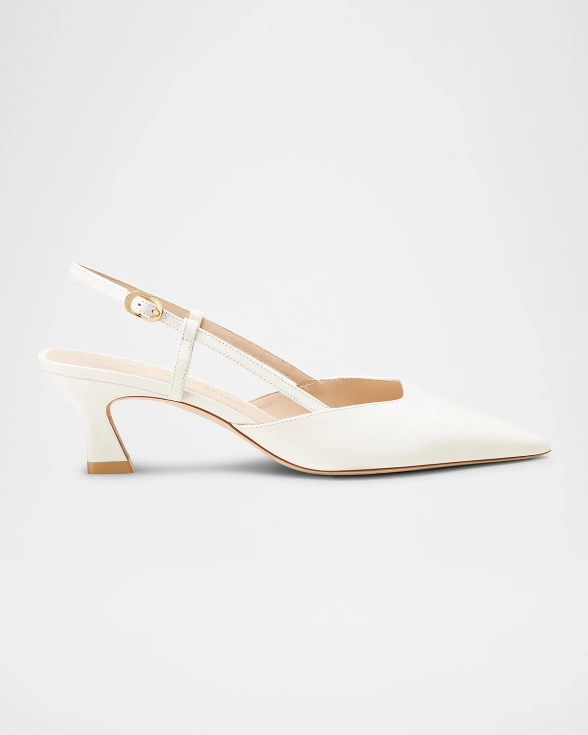 50mm Vinnie Leather Slingback Pumps - 1