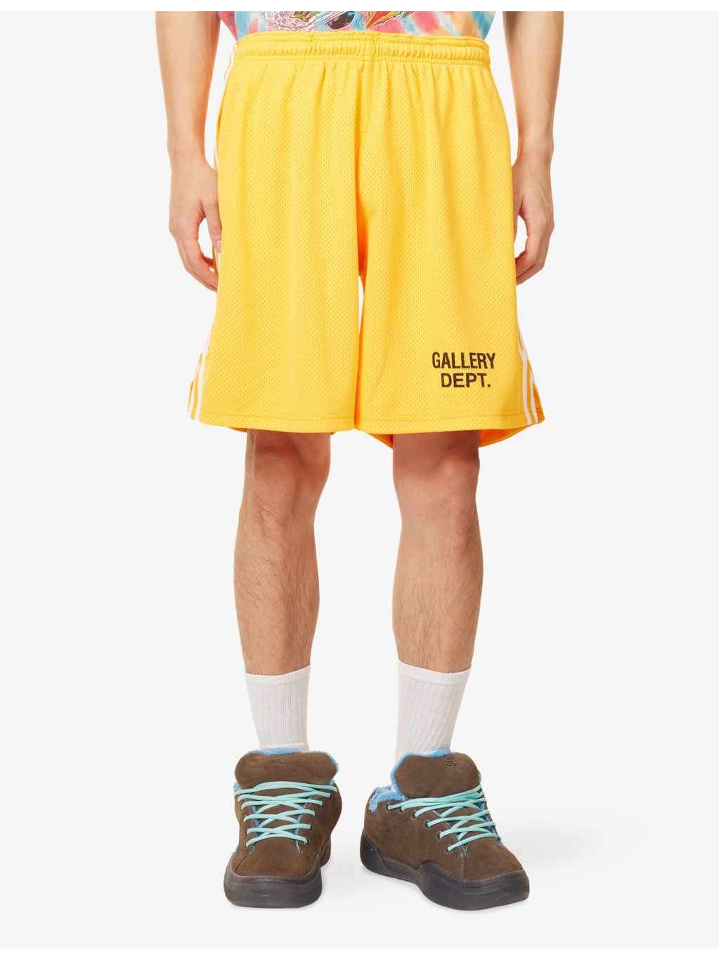 Venice Logo-Print Woven Court Shorts - 3