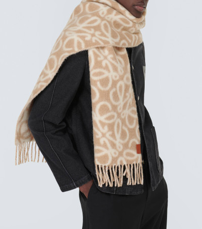 Loewe Anagram scarf outlook