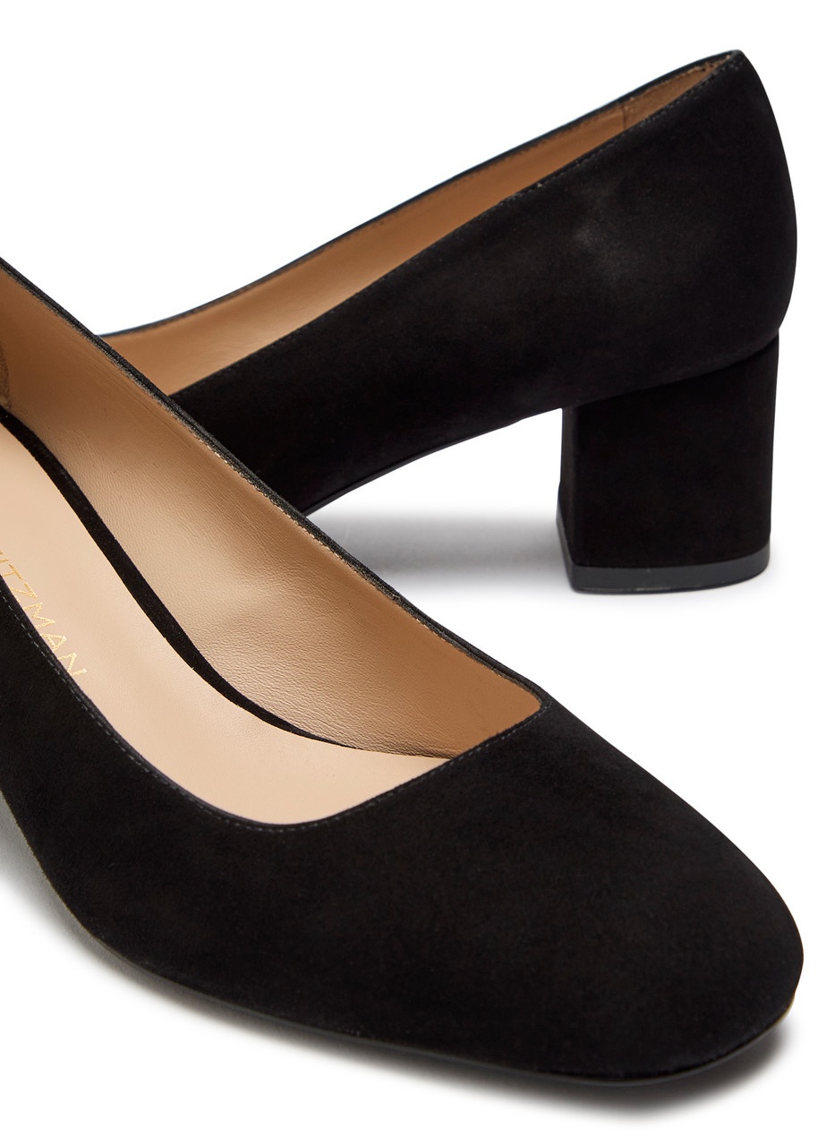 Stuart Weitzman Maeve 50 Suede Pumps - 4