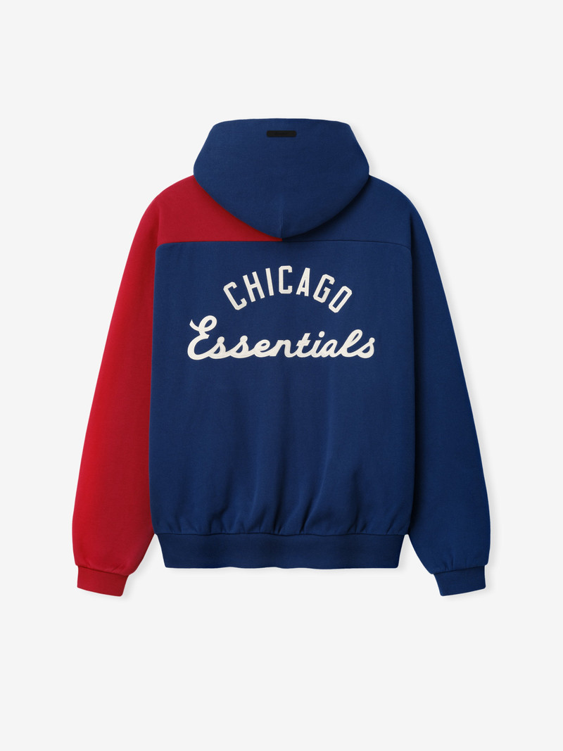 Cubs Raglan Half Zip Sport Hoodie 3