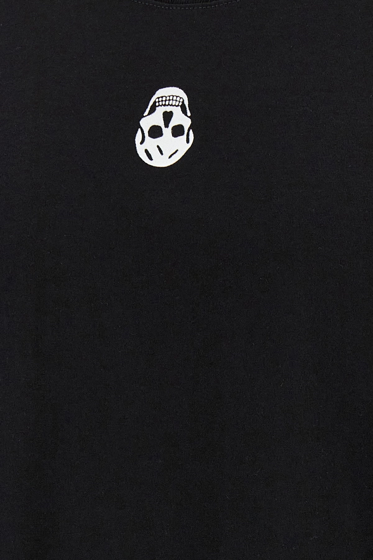 Flocked 'Skull' T-shirt - 5