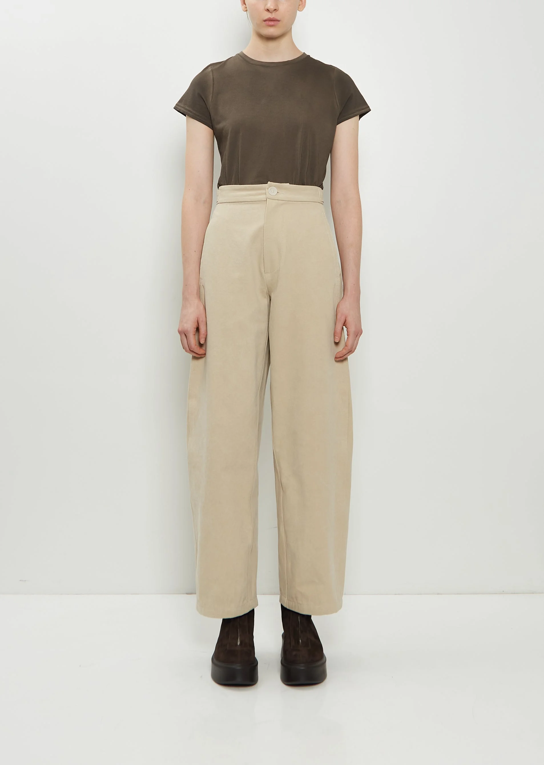 Cotton Canvas Pants — Washed Antique - 1