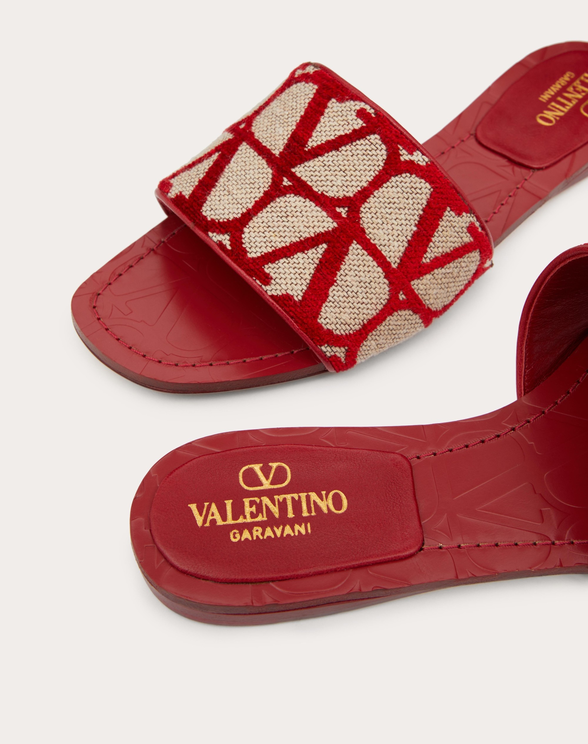 TOILE ICONOGRAPHE SLIDE SANDAL - 5