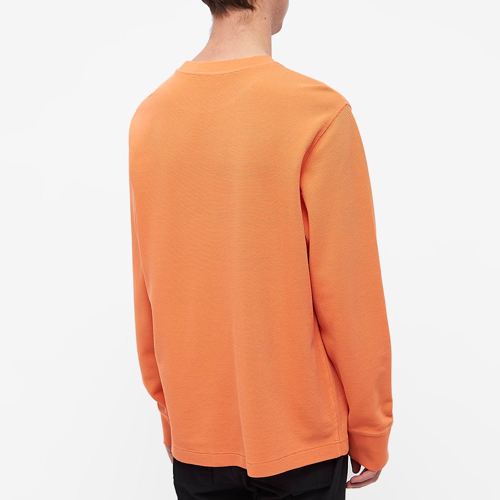 Helmut Lang Long Sleeve Logo Pocket Waffle Tee - 7