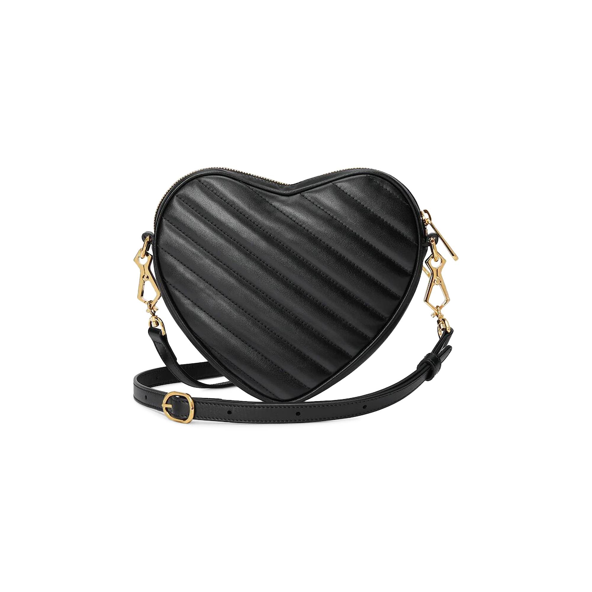 Gucci Interlocking G Mini Heart Shoulder Bag 'Black' - 2